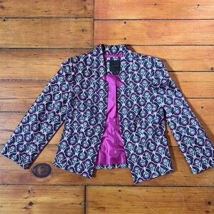 The Limited Boho printed jacket. Office, vintage style, fall, suiting